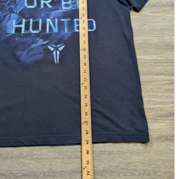 Nike Men's XL Kobe Bryant Black Mamba T Shirt Hunt or Be Hunted Blue Dri-Fit - Picture 9 of 9